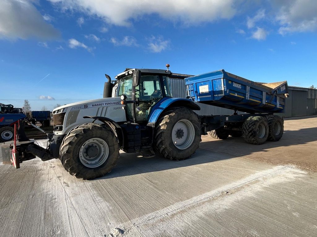 Tracteur Benne MF 7722 S Dyna6 / Lambert TP 240